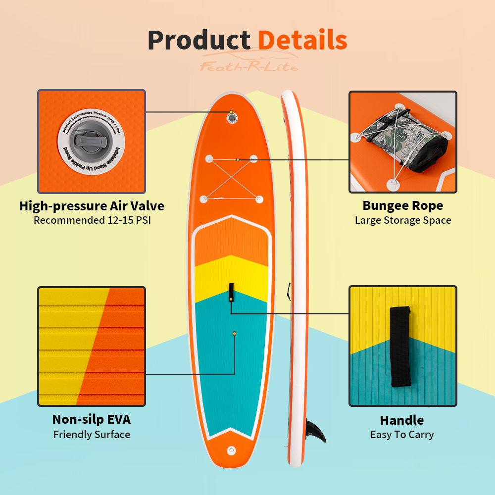 FunWater nafukovací paddleboard Orange